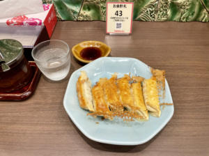 宇都宮めんめんで食べた焼き餃子